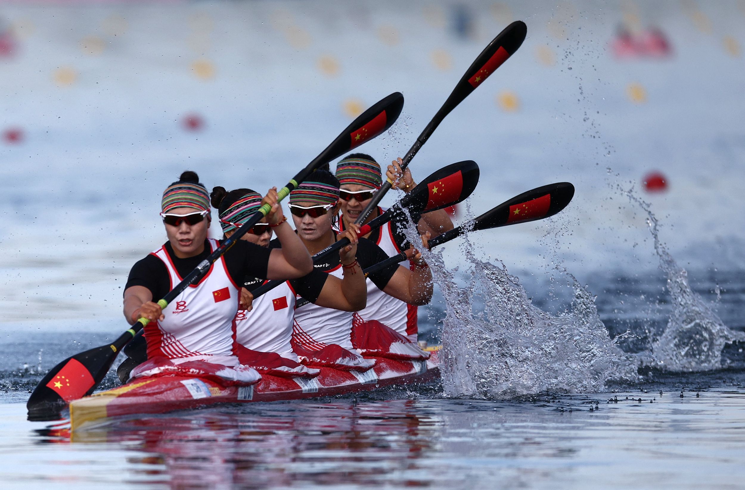 🚣女子500米四人皮艇：中国组合李冬崟/孙悦雯/王楠/殷梦蝶获第5名